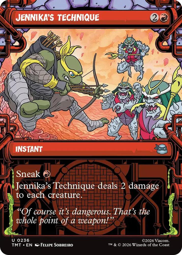 Jennikas Technique Showcase 236 (Teenage Mutant Ninja Turtles)  - Foil | Good Games Cannington