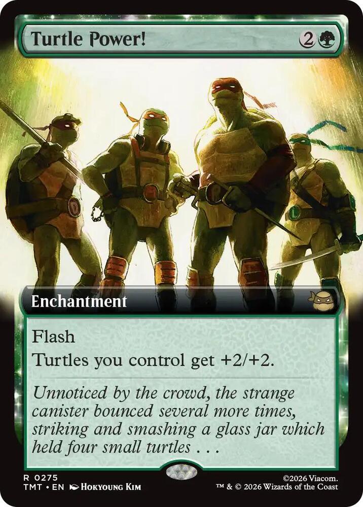 Turtle Power! 275/190 (Teenage Mutant Ninja Turtles)  - Extended Art  | Good Games Cannington