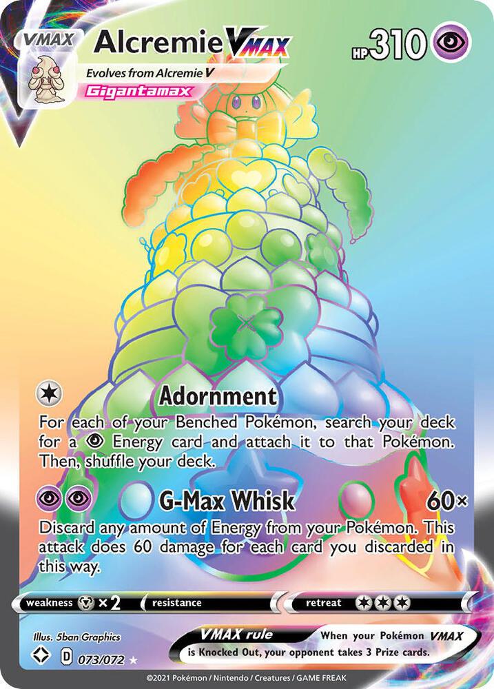 Alcremie VMAX Secret 073/072 (Shining Fates)  - Holofoil | Good Games Cannington