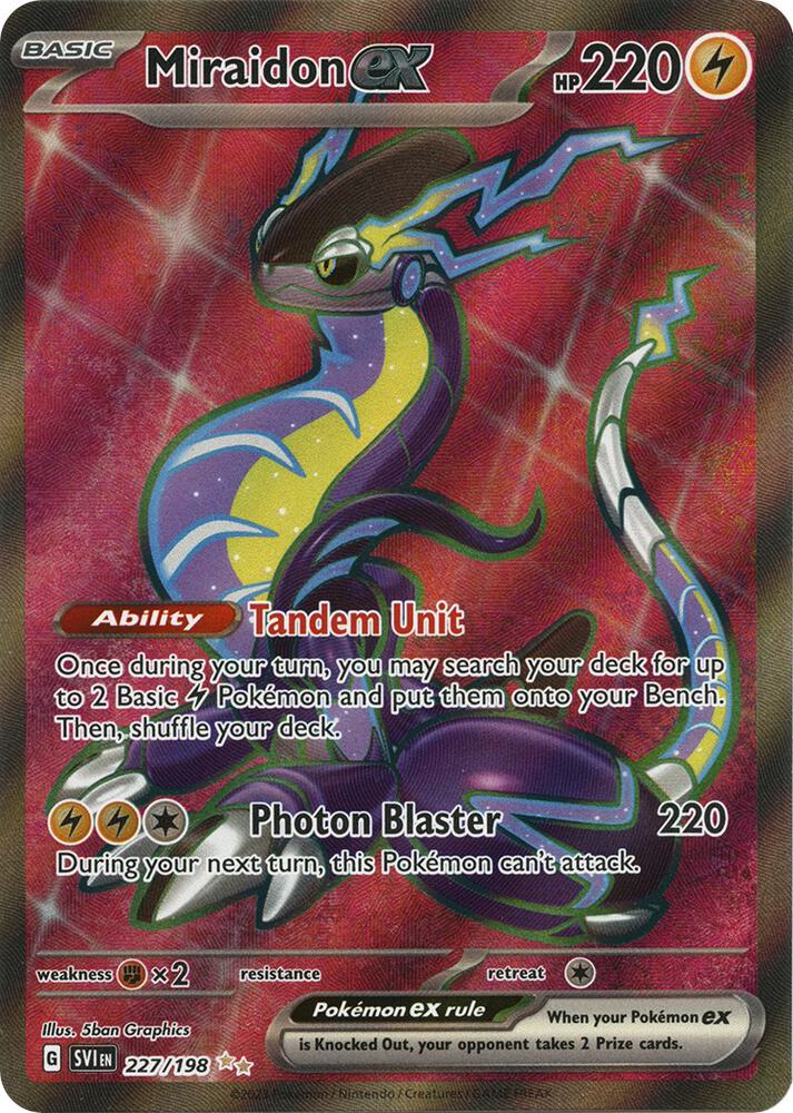 Miraidon ex 227/198 (SV01: Scarlet & Violet Base Set)  - Holofoil | Good Games Cannington