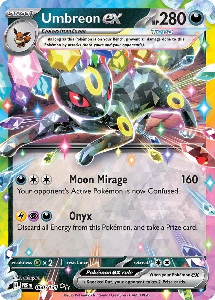Umbreon ex 060 131 060/131 (SV: Prismatic Evolutions)  - Holofoil | Good Games Cannington