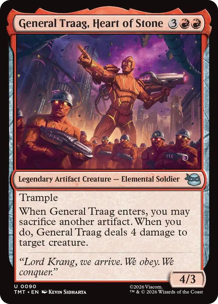 General Traag Heart of Stone 90 (Teenage Mutant Ninja Turtles)  - Foil | Good Games Cannington