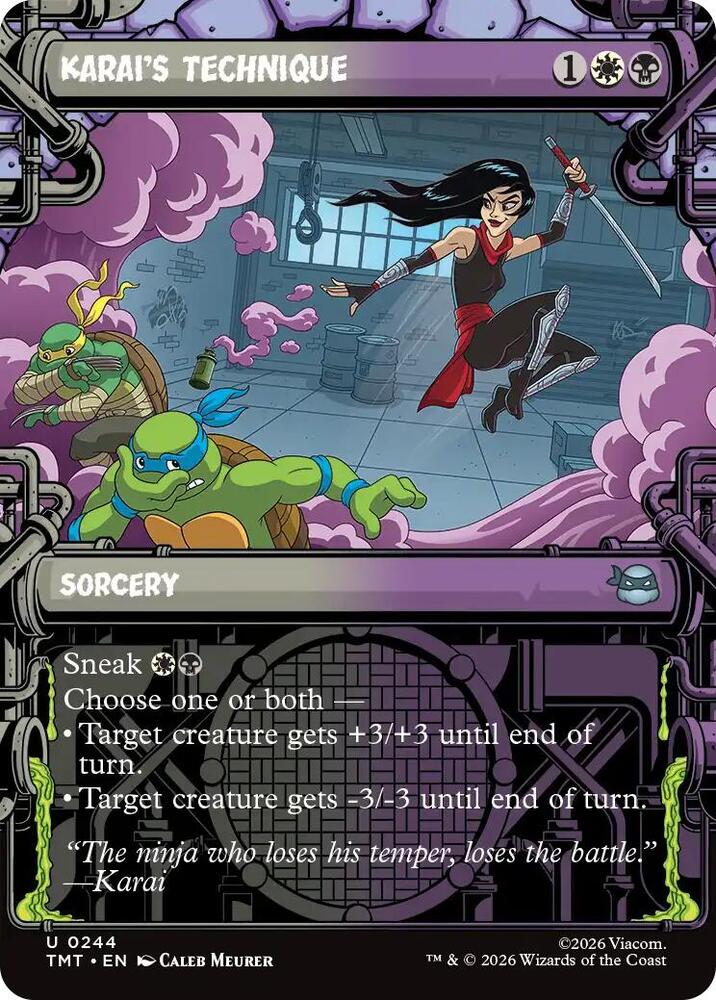 Karais Technique Showcase 244 (Teenage Mutant Ninja Turtles)  - Foil | Good Games Cannington
