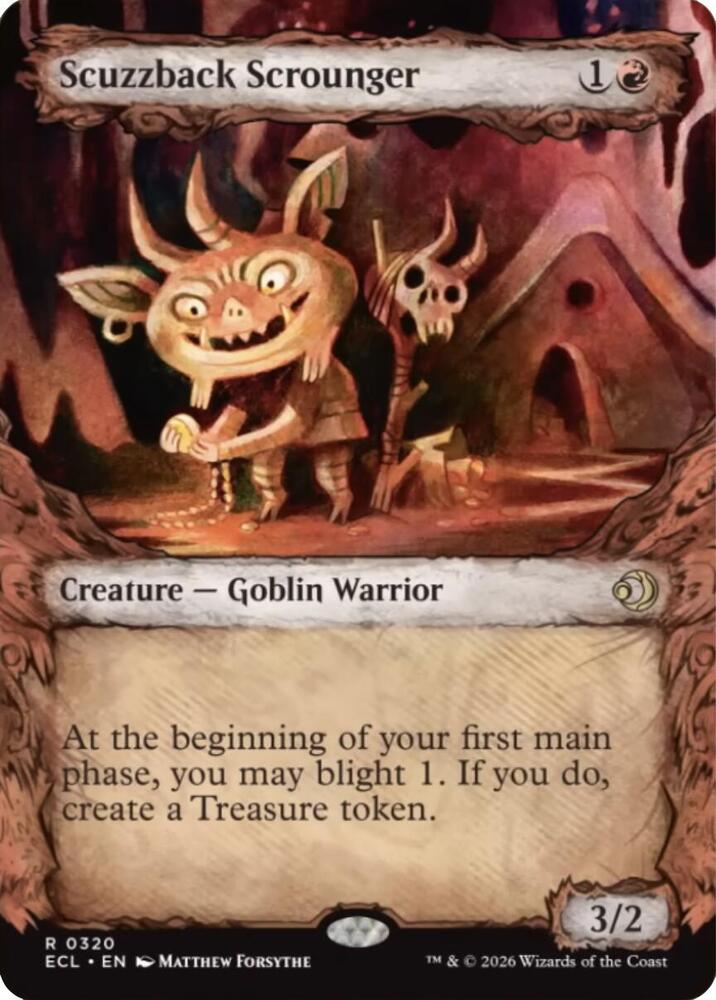 Scuzzback Scrounger  320 (Lorwyn Eclipsed)  - Showcase Foil | Good Games Cannington