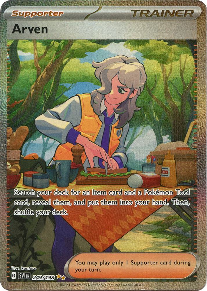 Arven 249/198 (SV01: Scarlet & Violet Base Set)  - Holofoil | Good Games Cannington