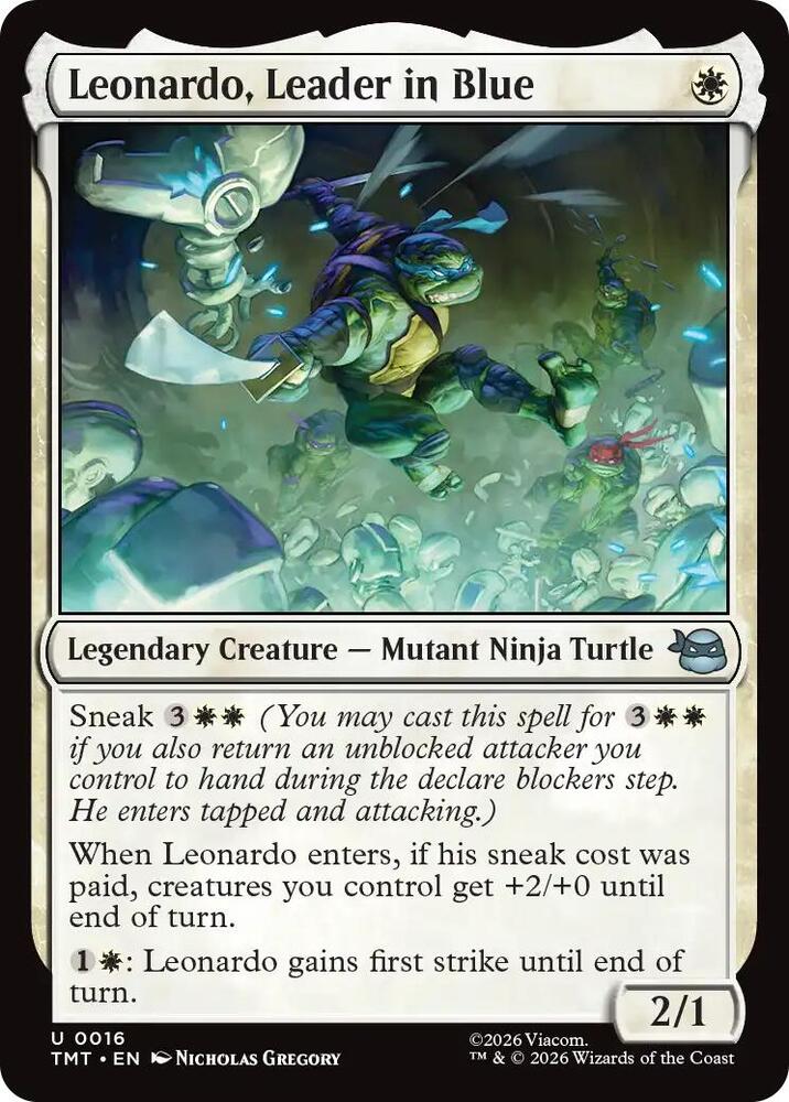 Leonardo, Leader in Blue 16 (Teenage Mutant Ninja Turtles)  | Good Games Cannington