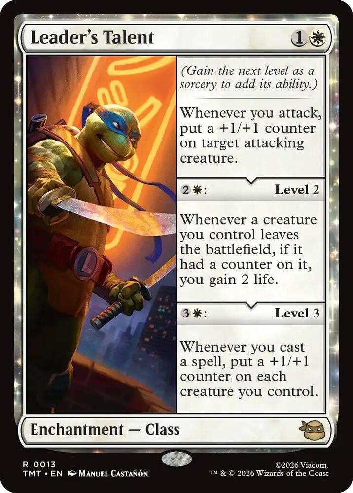 Leaders Talent 13 (Teenage Mutant Ninja Turtles)  - Foil | Good Games Cannington