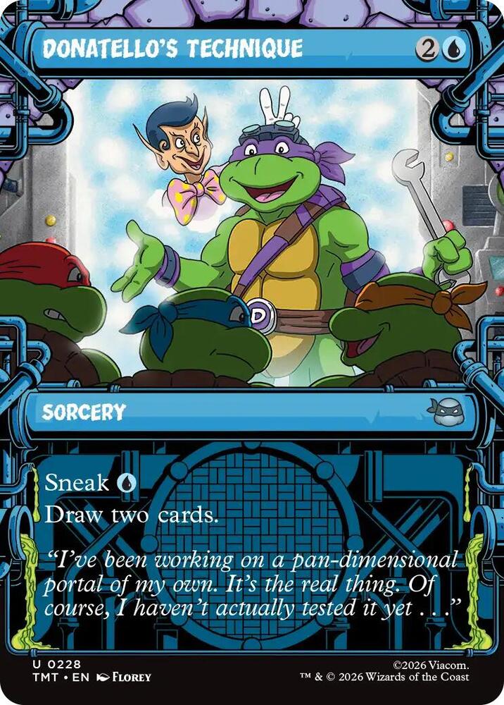 Donatellos Technique Showcase 228 (Teenage Mutant Ninja Turtles)  - Foil | Good Games Cannington
