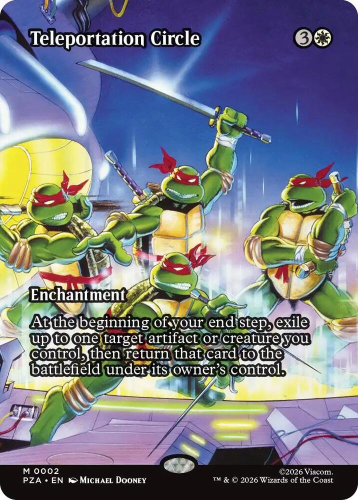 Teleportation Circle Borderless 2 (Teenage Mutant Ninja Turtles Source Material)  - Foil | Good Games Cannington