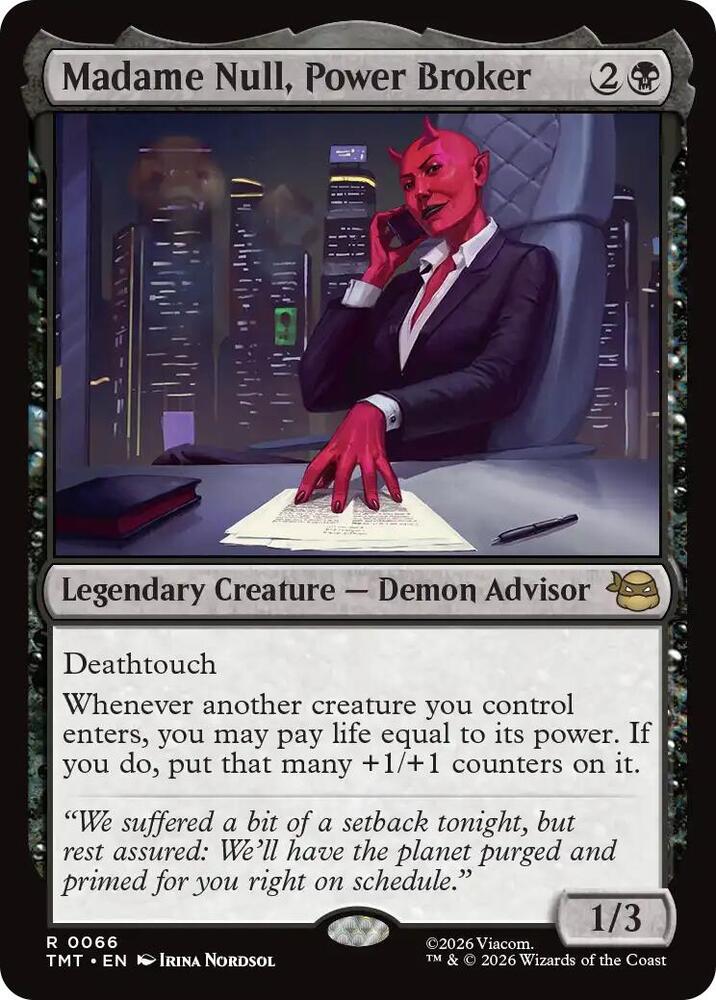 Madame Null, Power Broker 66 (Teenage Mutant Ninja Turtles)  | Good Games Cannington
