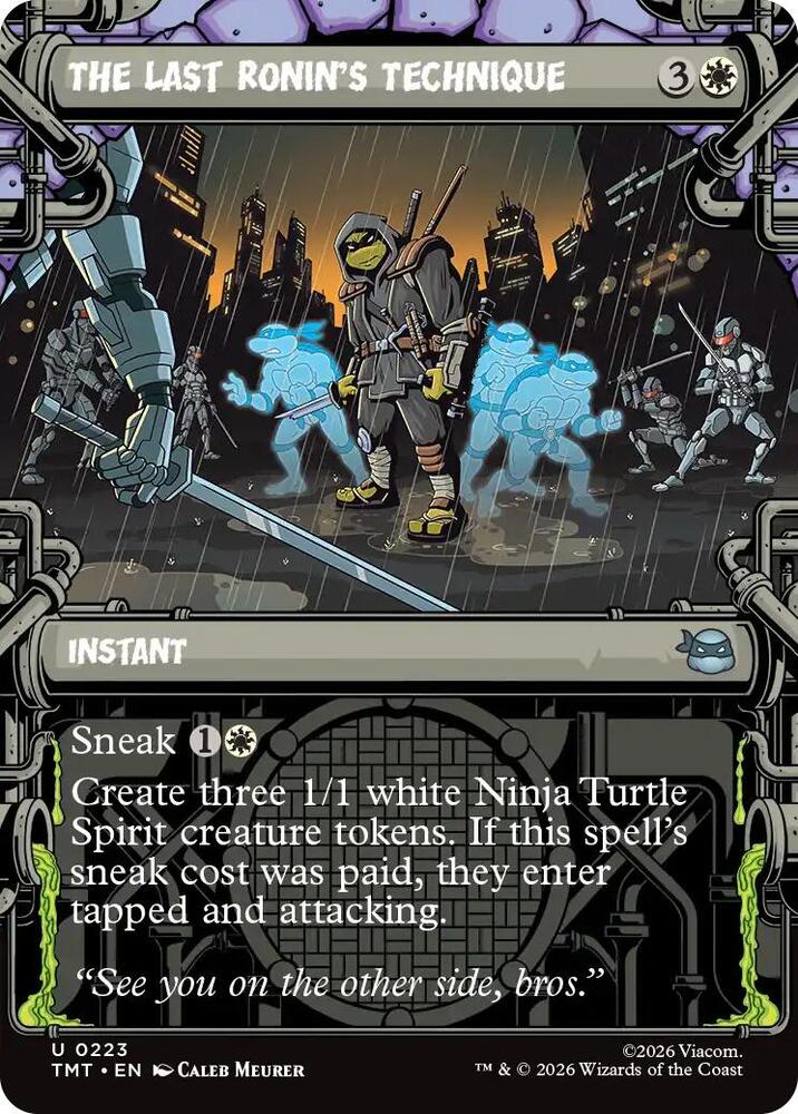 The Last Ronins Technique Showcase 223 (Teenage Mutant Ninja Turtles)  - Foil | Good Games Cannington
