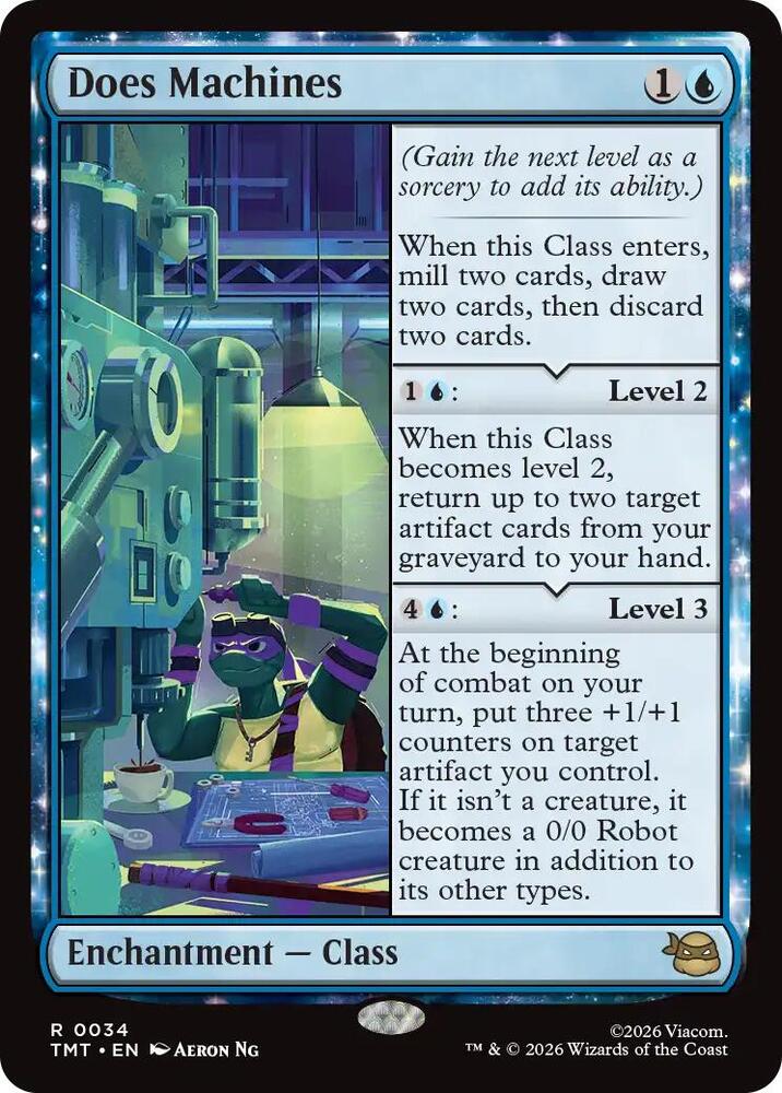 Does Machines 34 (Teenage Mutant Ninja Turtles)  - Foil | Good Games Cannington