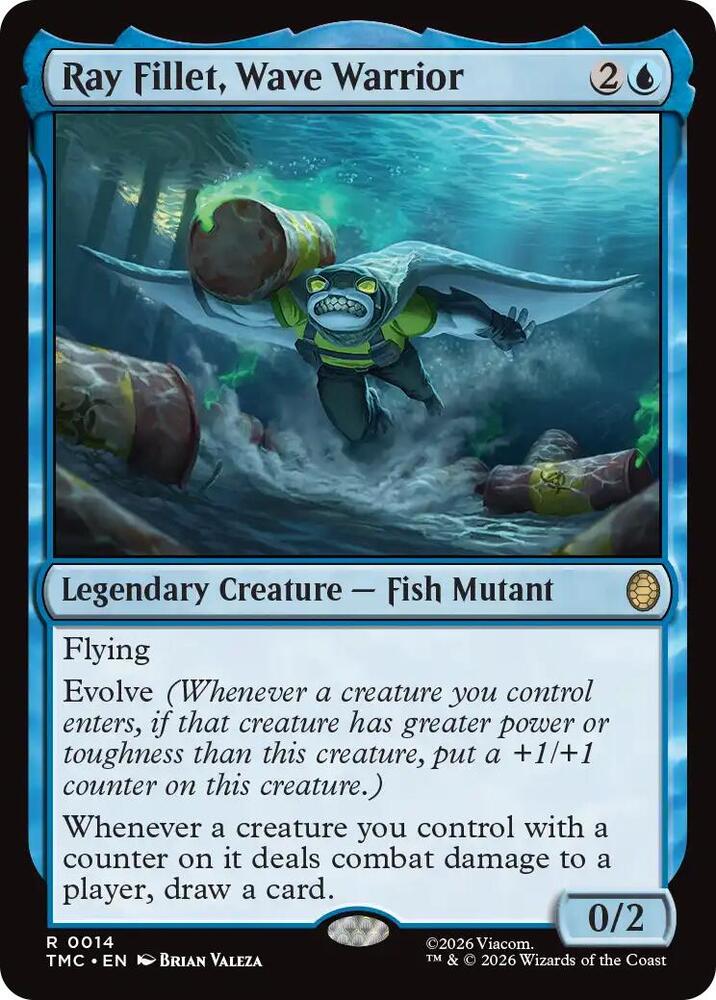 Ray Fillet Wave Warrior 14 (Commander: Teenage Mutant Ninja Turtles)  | Good Games Cannington