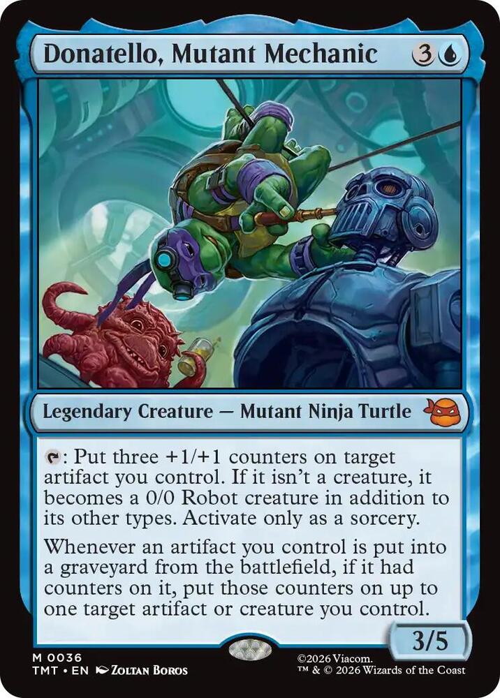 Donatello, Mutant Mechanic 36 (Teenage Mutant Ninja Turtles)  - Foil | Good Games Cannington