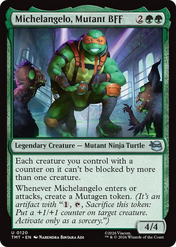 Michelangelo Mutant BFF 120 (Teenage Mutant Ninja Turtles)  - Foil | Good Games Cannington