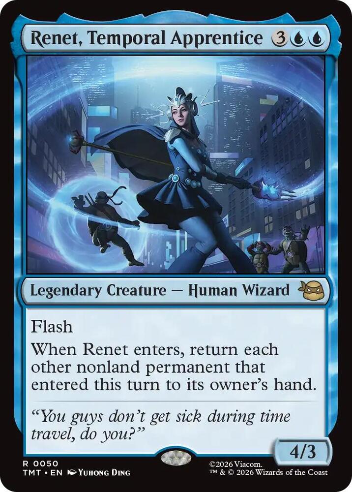 Renet, Temporal Apprentice 50 (Teenage Mutant Ninja Turtles)  - Foil | Good Games Cannington