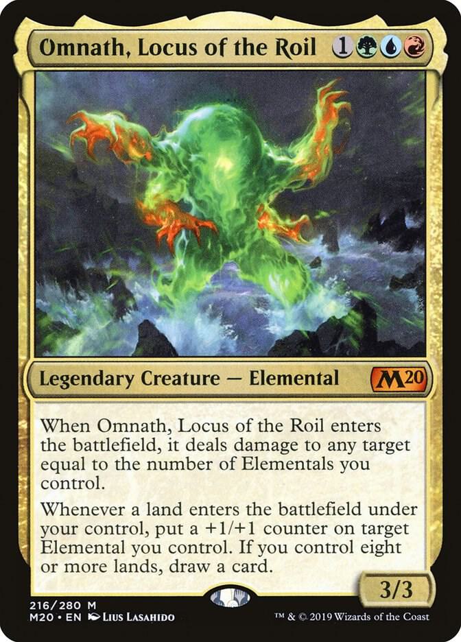 Omnath Locus of the Roil 216 (Core Set 2020)  | Good Games Cannington