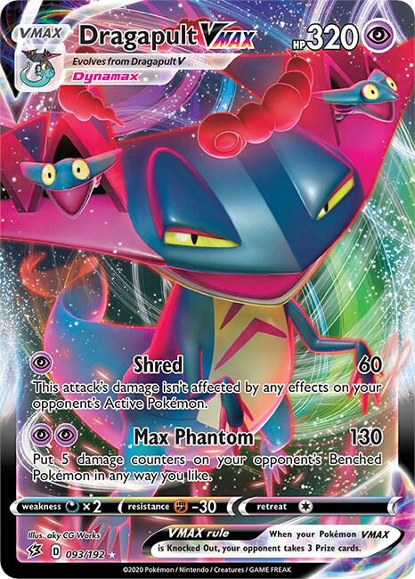 Dragapult VMAX 093/192 (SWSH02: Rebel Clash)  - Holofoil | Good Games Cannington
