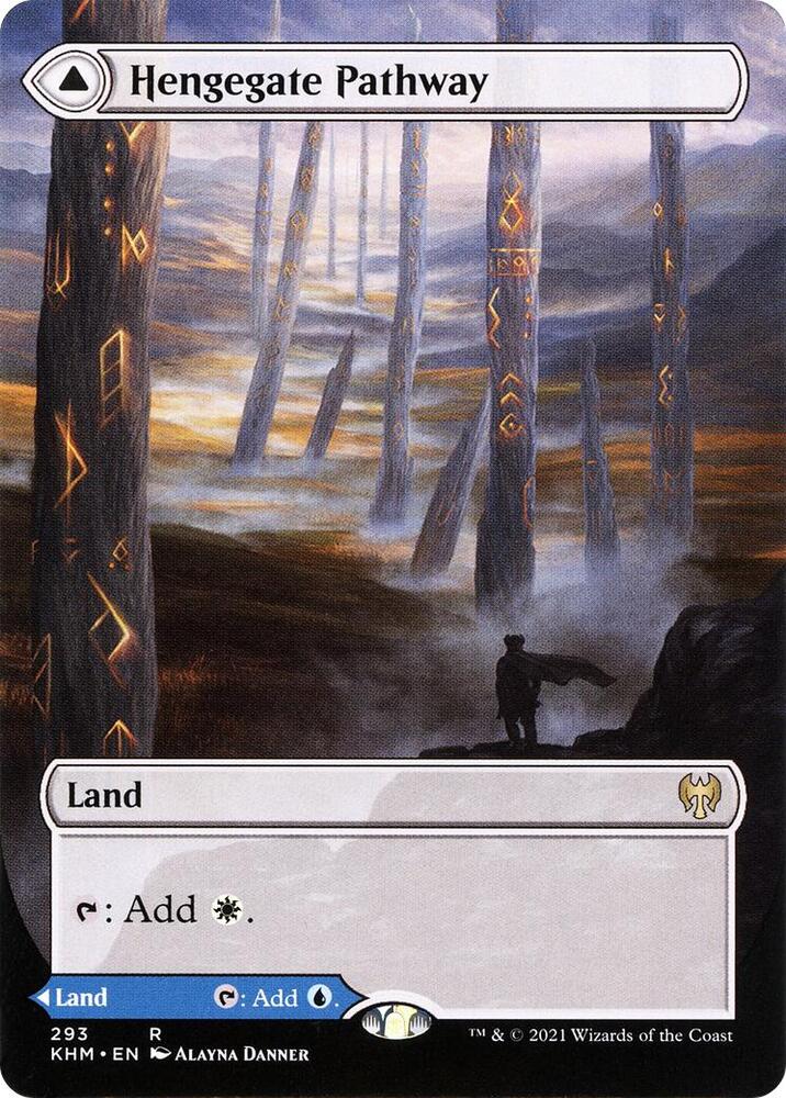 Hengegate Pathway Borderless 293 (Kaldheim)  - Foil | Good Games Cannington