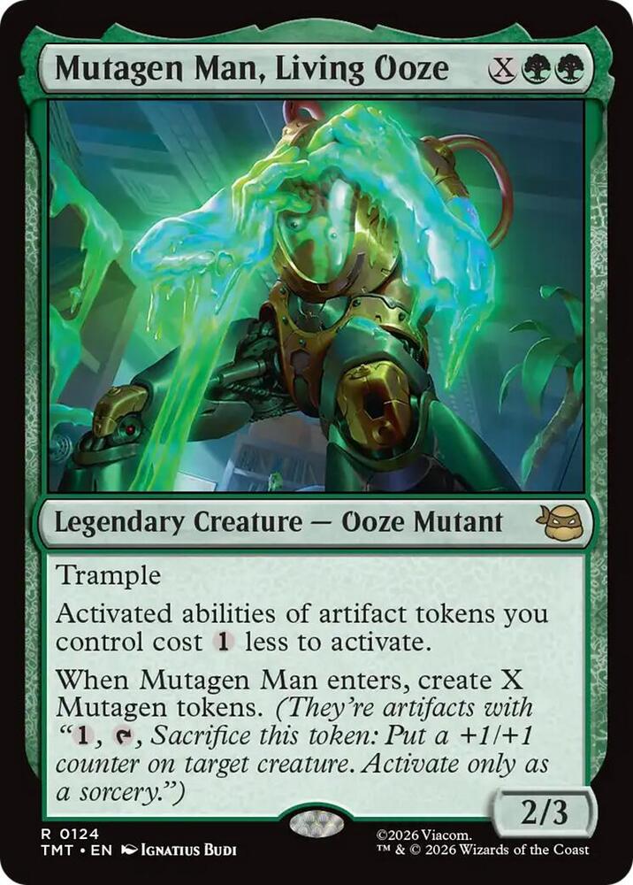 Mutagen Man Living Ooze 124 (Teenage Mutant Ninja Turtles)  - Foil | Good Games Cannington