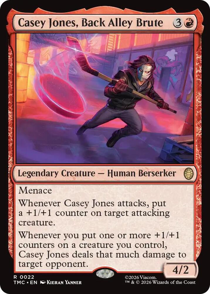 Casey Jones Back Alley Brute 22 (Commander: Teenage Mutant Ninja Turtles)  | Good Games Cannington