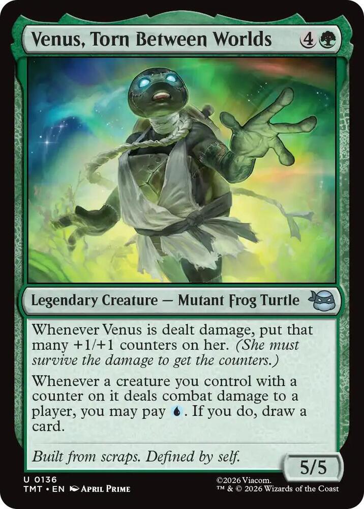 Venus Torn Between Worlds 136 (Teenage Mutant Ninja Turtles)  - Foil | Good Games Cannington