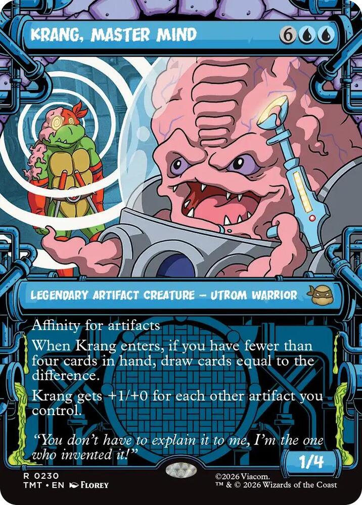 Krang Master Mind Showcase 230 (Teenage Mutant Ninja Turtles)  - Showcase | Good Games Cannington