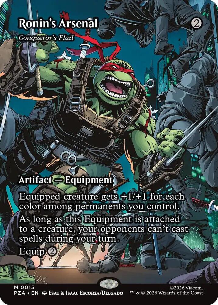 Ronin's Arsenal Conqueror's Flail 15 (Teenage Mutant Ninja Turtles Source Material)  - Borderless | Good Games Cannington