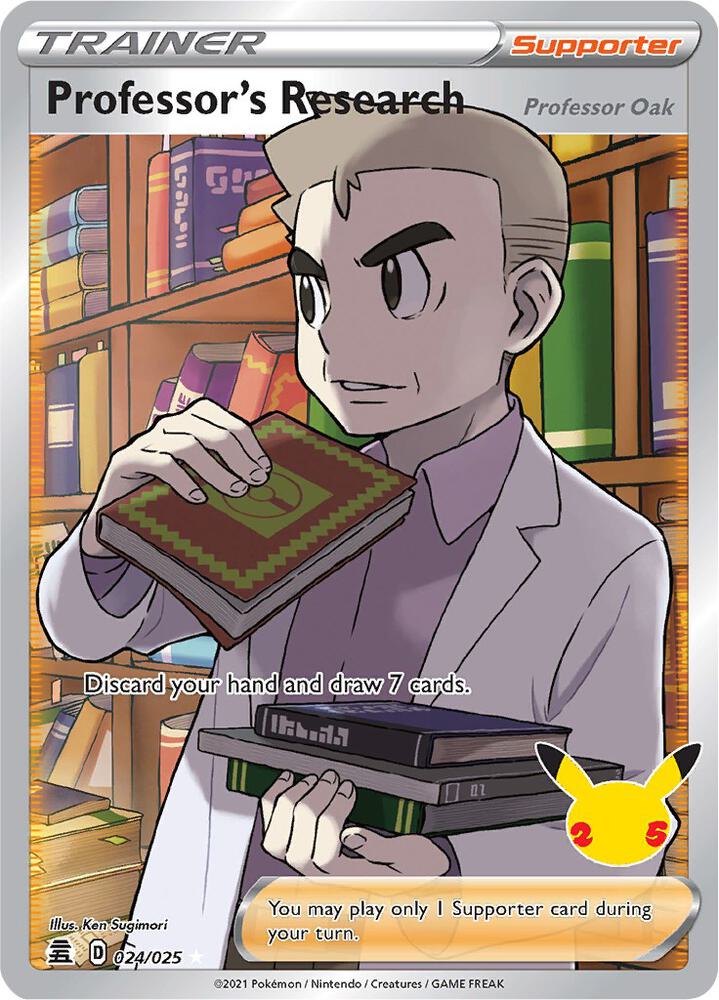 Professors Research Full Art (Celebrations)  - Holofoil | Good Games Cannington