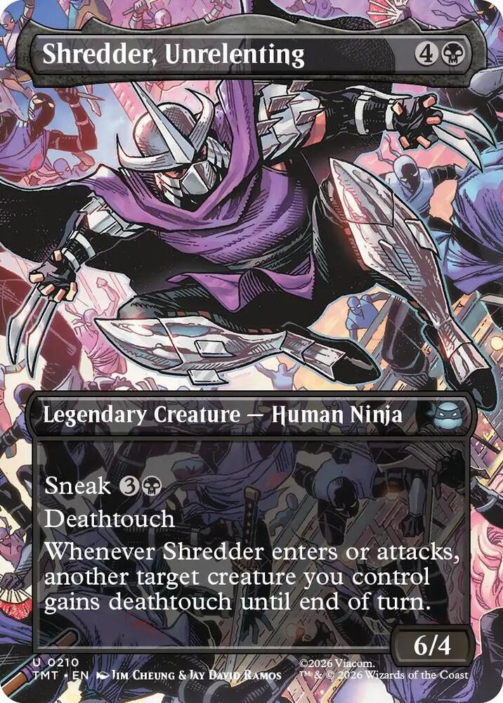 Shredder, Unrelenting 210 (Teenage Mutant Ninja Turtles)  - Borderless | Good Games Cannington