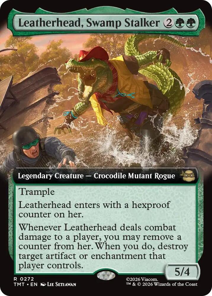 Leatherhead, Swamp Stalker 272 (Teenage Mutant Ninja Turtles)  - Extended Art | Good Games Cannington