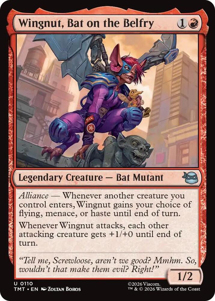 Wingnut Bat on the Belfry 110 (Teenage Mutant Ninja Turtles)  | Good Games Cannington