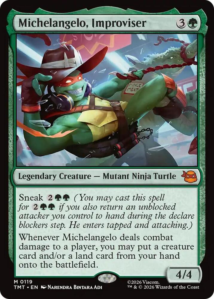 Michelangelo Improviser 119 (Teenage Mutant Ninja Turtles)  | Good Games Cannington