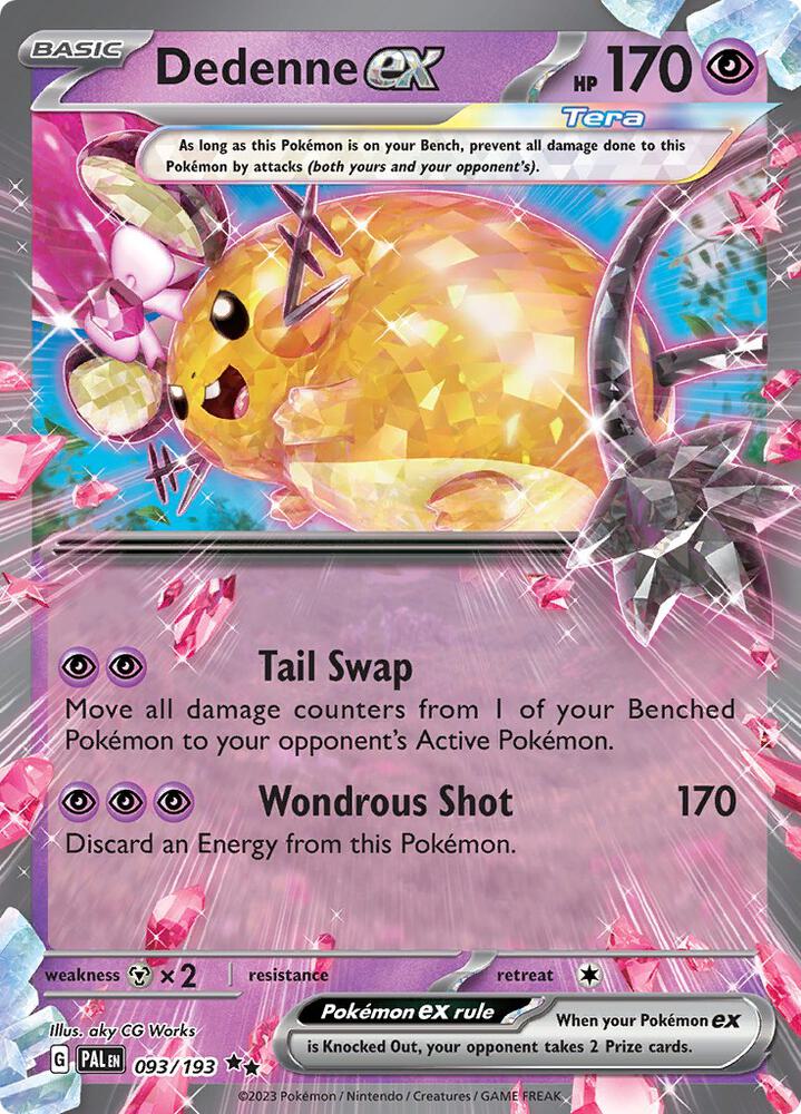 Dedenne ex 093/193 (SV02: Paldea Evolved)  - Holofoil | Good Games Cannington
