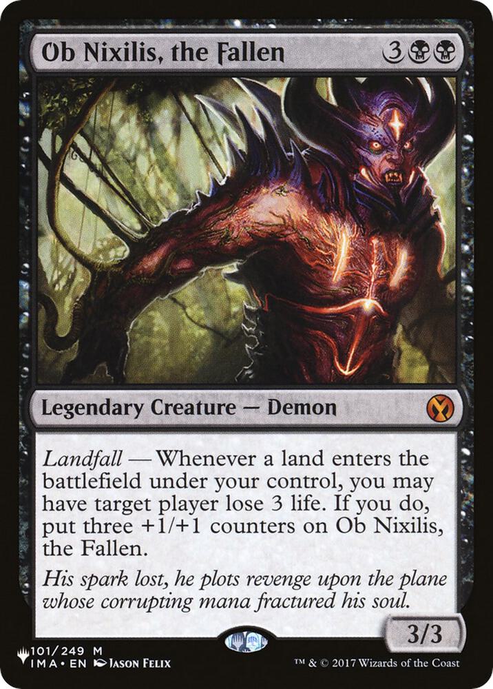 Ob Nixilis the Fallen IMA-101/5075 (The List Reprints)  | Good Games Cannington