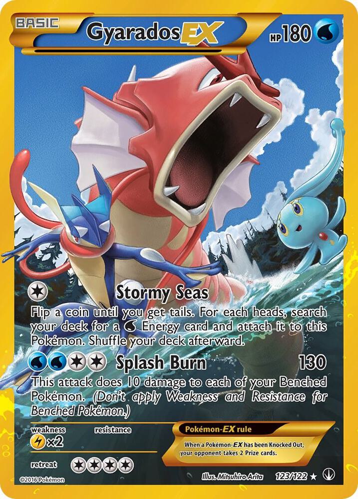 Gyarados EX 123/122 (XY - BREAKpoint)  - Holofoil | Good Games Cannington