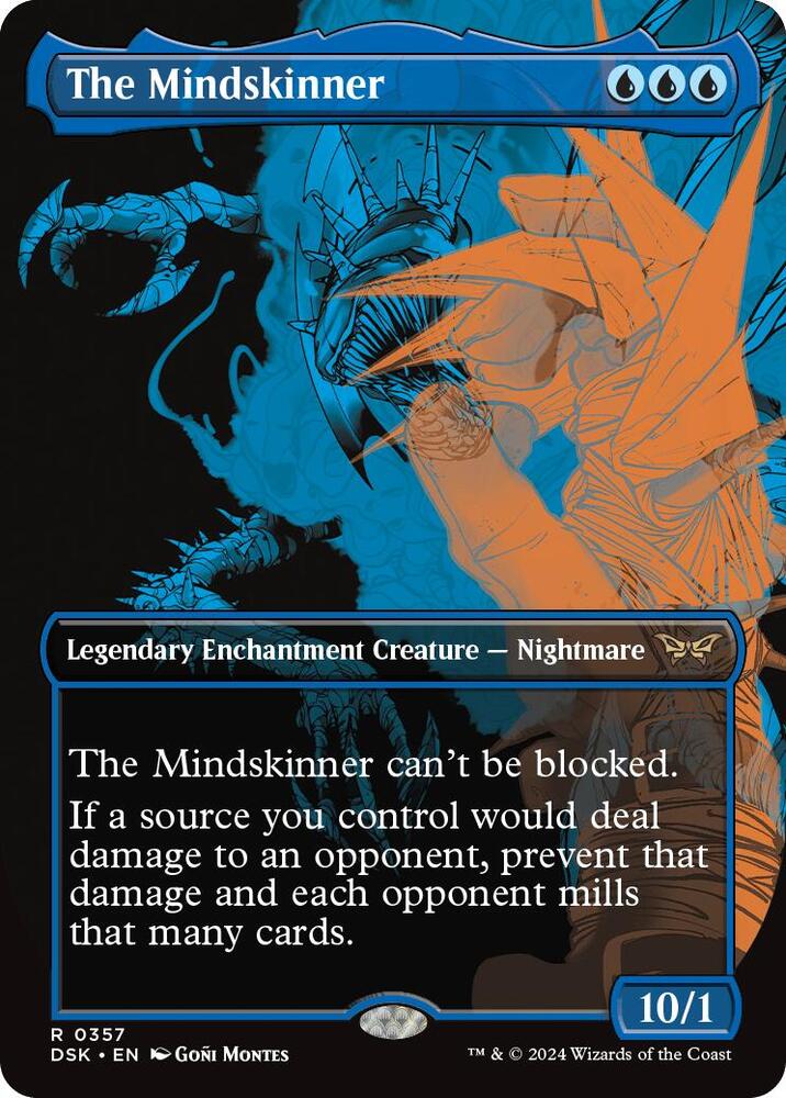The Mindskinner 357 (Duskmourn: House of Horror)  - Borderless | Good Games Cannington
