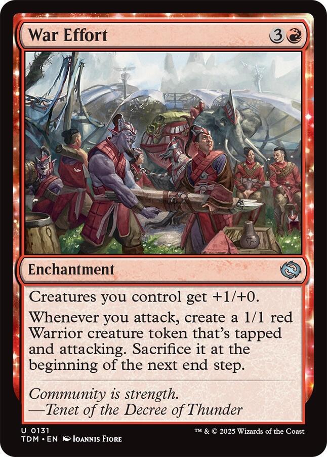 War Effort 131 (Tarkir: Dragonstorm)  | Good Games Cannington