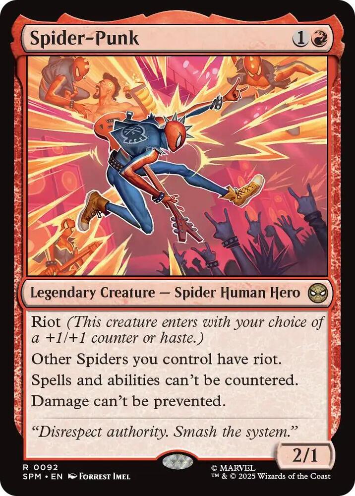Spider-Punk 92 (Marvel's Spider-Man)  - Foil | Good Games Cannington