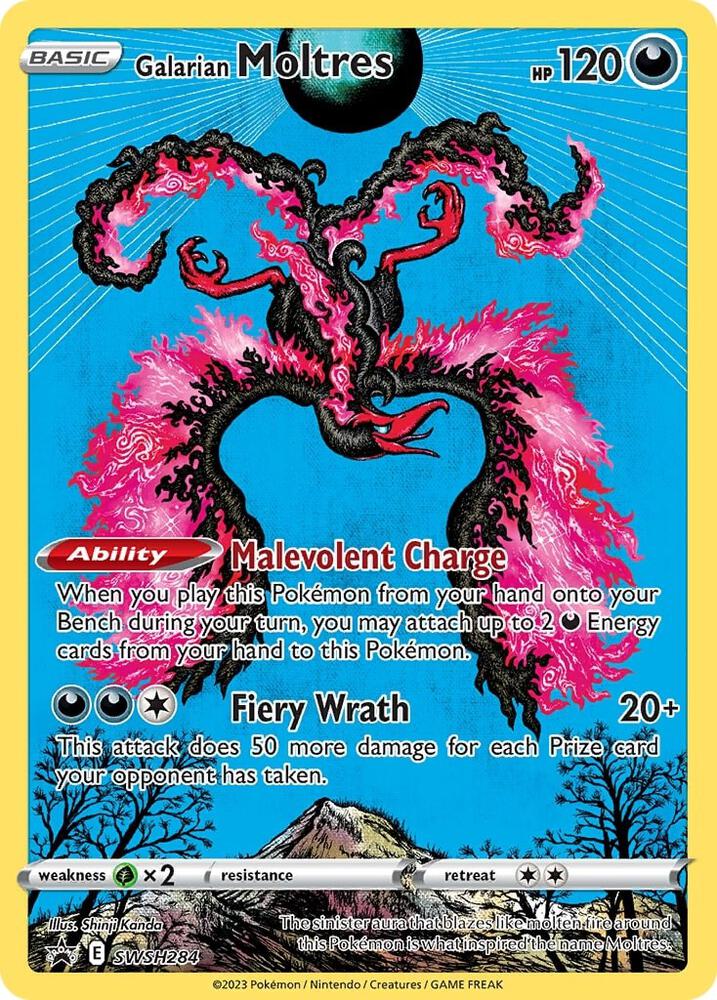 Galarian Moltres SWSH284 (SWSH: Sword & Shield Promo Cards)  - Holofoil | Good Games Cannington
