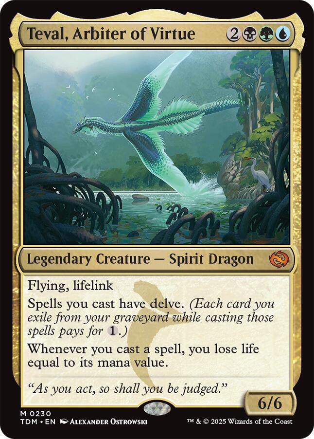 Teval Arbiter of Virtue 230 (Tarkir: Dragonstorm)  | Good Games Cannington