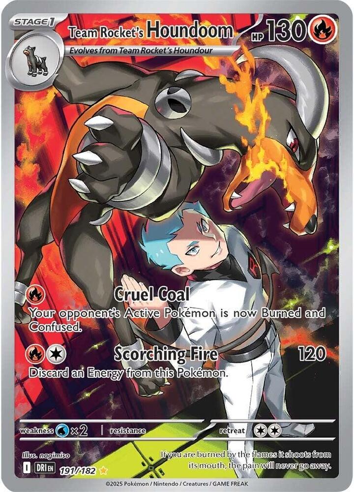 Team Rocket's Houndoom 191/182 (SV10: Destined Rivals)  - Holofoil | Good Games Cannington