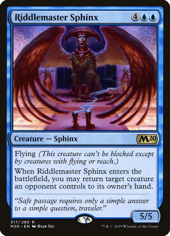 Riddlemaster Sphinx 317/280 (Core Set 2020)  | Good Games Cannington