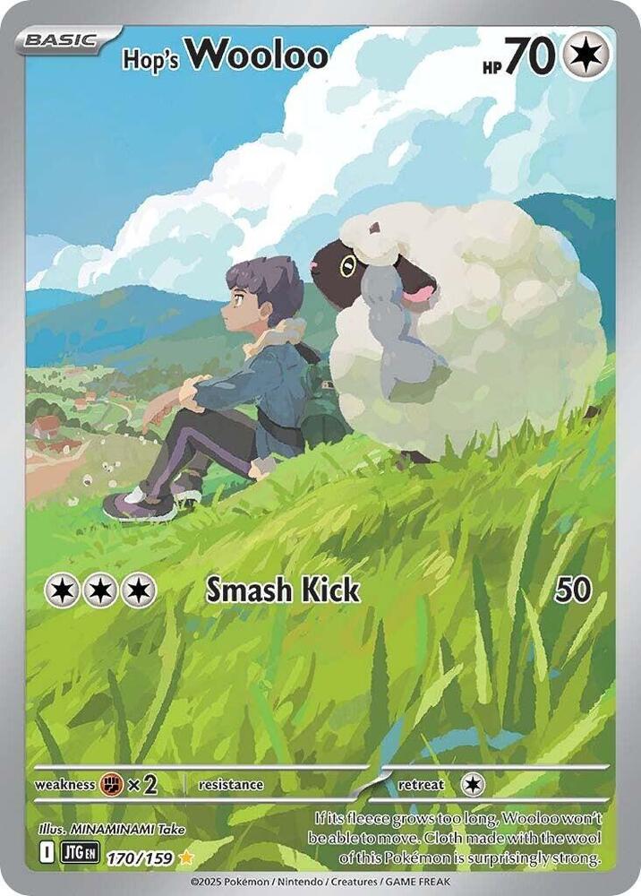 Hop's Wooloo 170/159 (SV09: Journey Together)  - Holofoil | Good Games Cannington