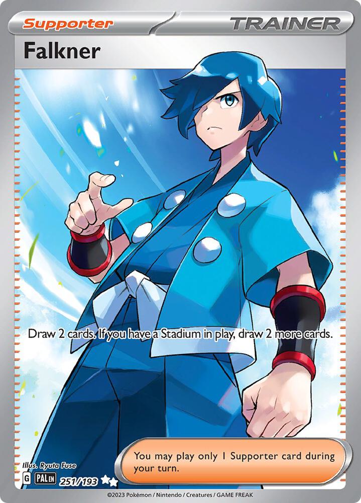 Falkner 251/193 (SV02: Paldea Evolved)  - Holofoil | Good Games Cannington