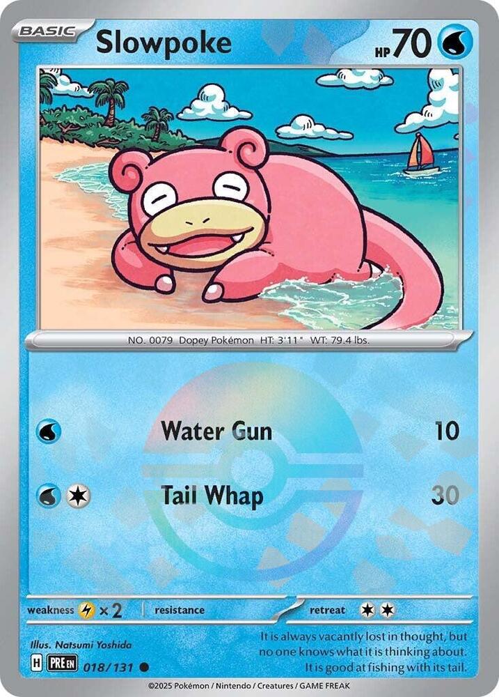 Slowpoke 018/131 (SV: Prismatic Evolutions)  - Poke Ball Holofoil | Good Games Cannington