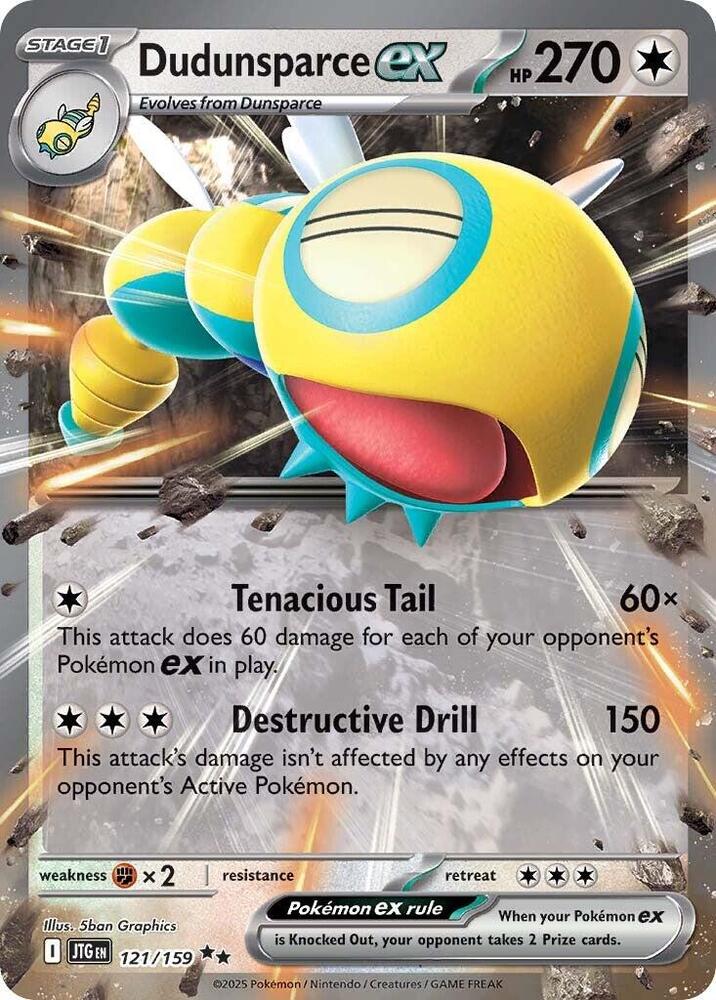 Dudunsparce ex 121/159 (SV09: Journey Together)  - Holofoil | Good Games Cannington