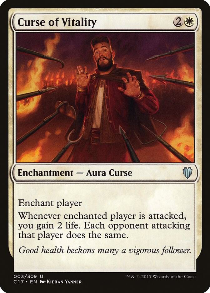 Curse of Vitality 3/309 (Commander 2017)  | Good Games Cannington