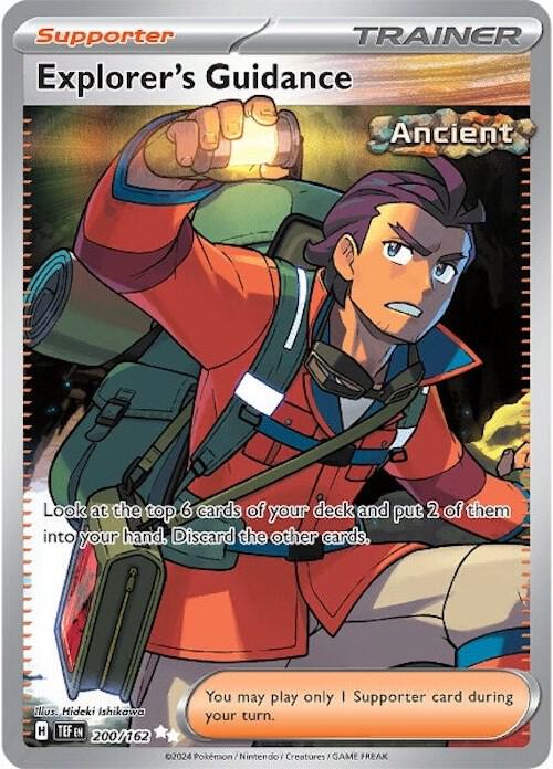 Explorer's Guidance 200/162 (SV05: Temporal Forces)  - Holofoil | Good Games Cannington