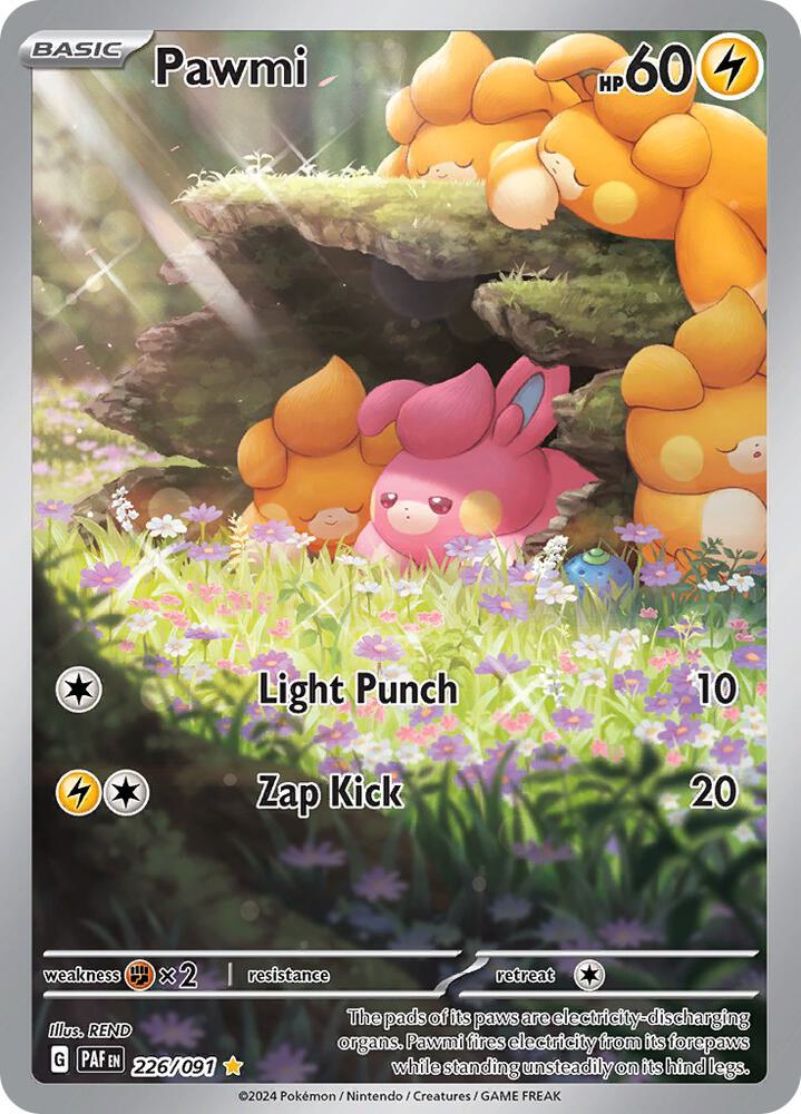 Pawmi 226/091 (SV: Paldean Fates)  - Holofoil | Good Games Cannington